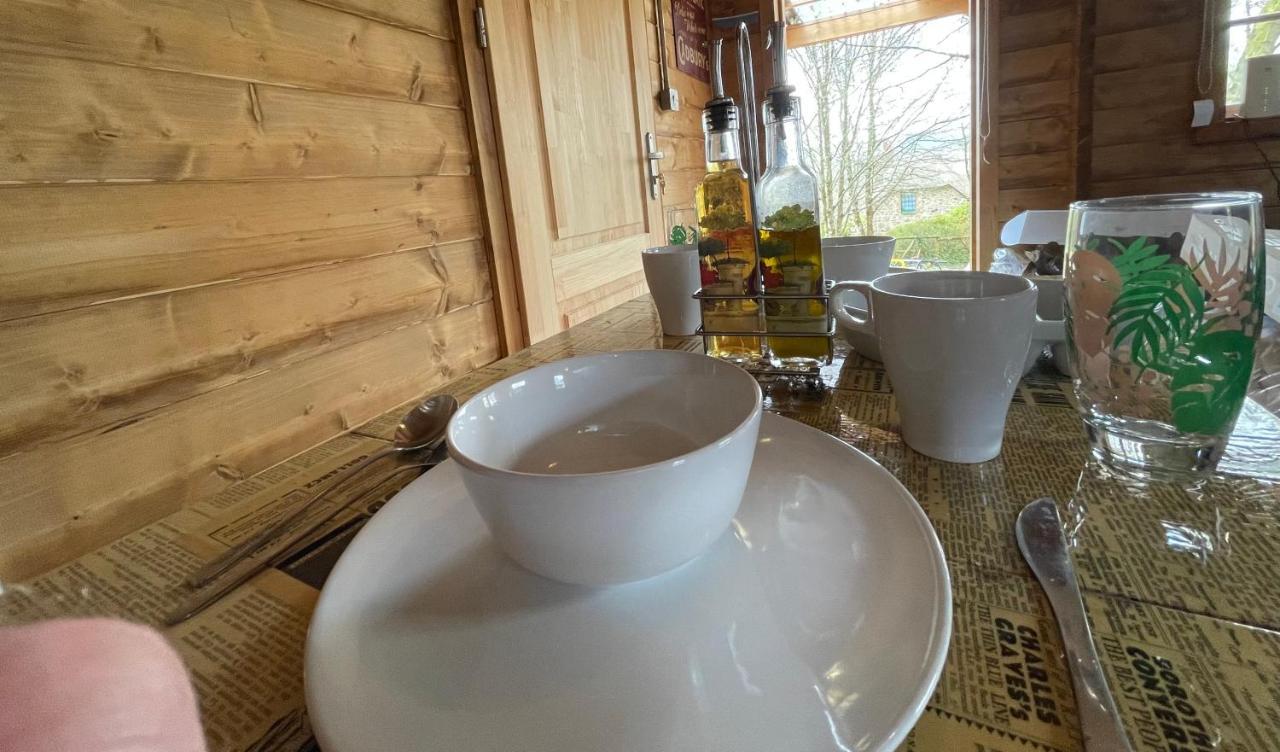 Retro Private Lodge With Hot Tub Nr Dartmoor Нютън Абът Екстериор снимка