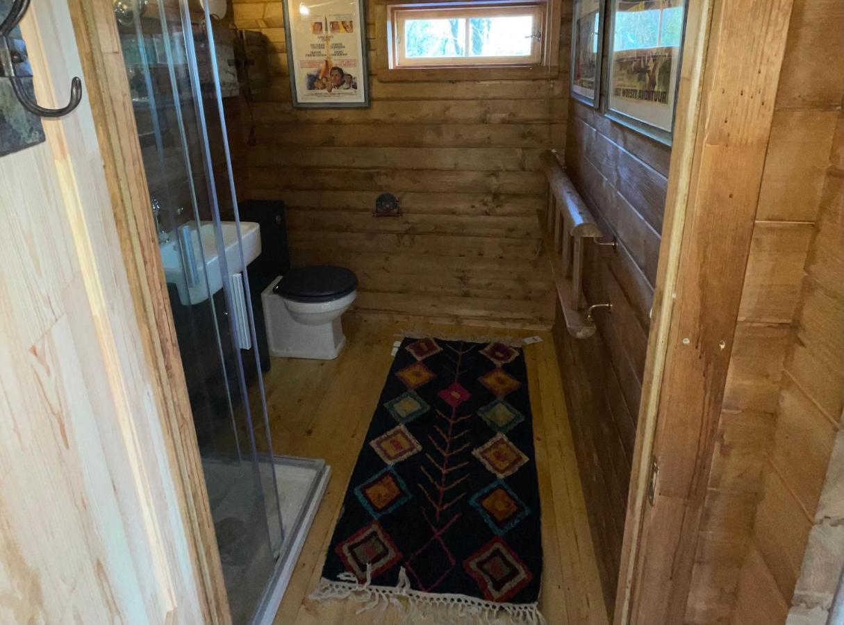 Retro Private Lodge With Hot Tub Nr Dartmoor Нютън Абът Екстериор снимка