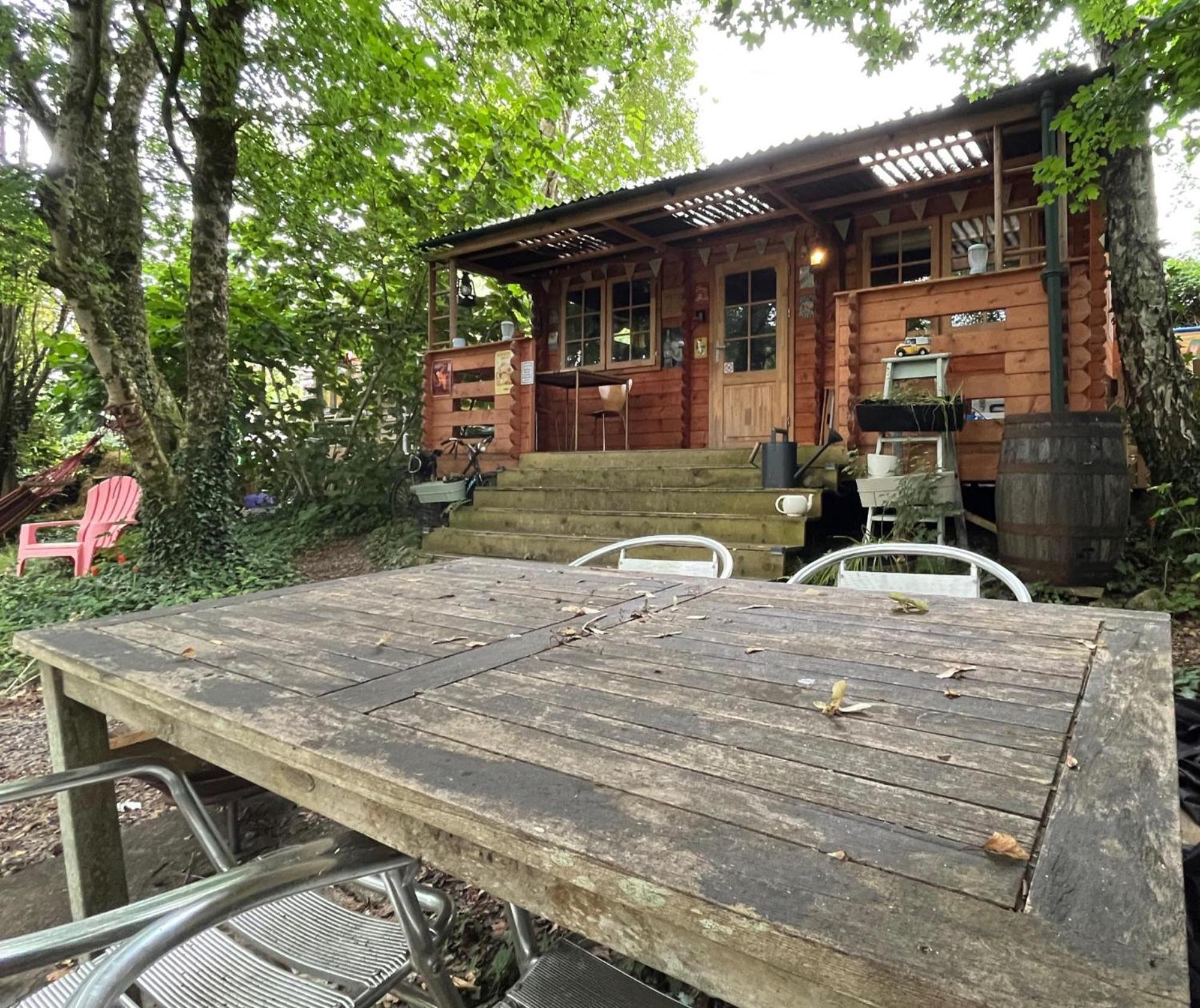 Retro Private Lodge With Hot Tub Nr Dartmoor Нютън Абът Екстериор снимка